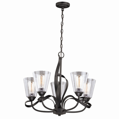 Cinta Five Light Chandelier in Oil Rubbed Bronze (63|H0185)