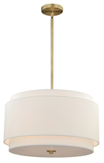 Burnaby Four Light Pendant in Matte Brass (63|P0192)