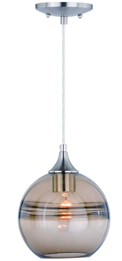 Milano One Light Mini Pendant in Satin Nickel (63|P0274)