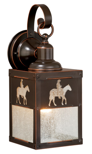 Trail One Light Outdoor Wall Mount in Burnished Bronze (63|T0110)
