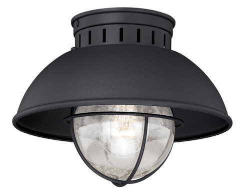 Harwich One Light Outdoor Flush Mount in Textured Black (63|T0142)