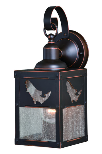 Missoula One Light Outdoor Wall Mount in Burnished Bronze (63|T0332)