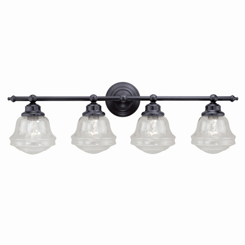 Huntley Four Light Vanity in Oil Rubbed Bronze (63|W0191) Huntley Four Light Vanity in Oil Rubbed Bronze (63|W0191)