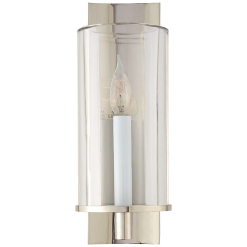 Truffaut One Light Wall Sconce in Polished Nickel (268|ARN 2010PN-CG)