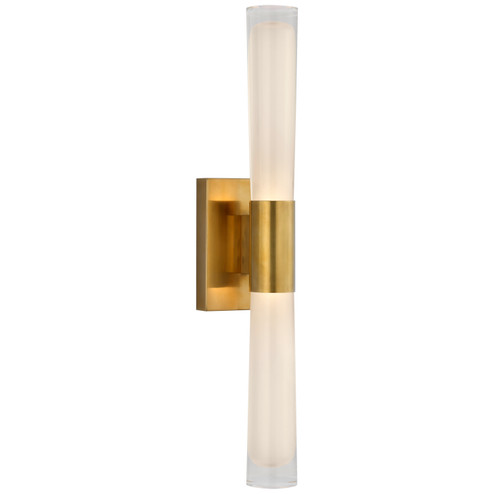 Brenta LED Wall Sconce in Hand-Rubbed Antique Brass (268|ARN 2473HAB-CG) Brenta LED Wall Sconce in Hand-Rubbed Antique Brass (268|ARN 2473HAB-CG)