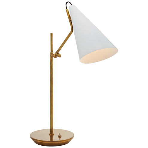 Clemente One Light Table Lamp in Plaster White (268|ARN 3010HAB-WHT)