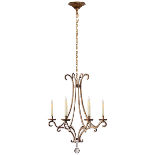 Oslo Six Light Chandelier in Gilded Iron (268|CHC 1552GI-CG)