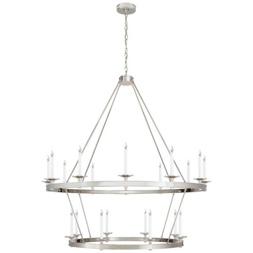 Launceton 20 Light Chandelier in Polished Nickel (268|CHC 1608PN)