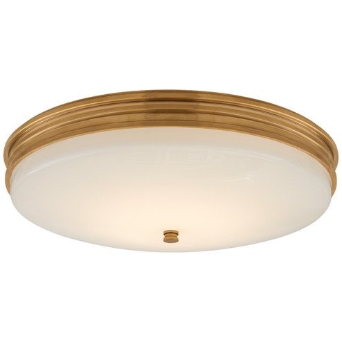 Launceton LED Flush Mount in Antique-Burnished Brass (268|CHC 4603AB-WG)