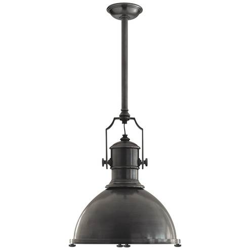 Country Industrial One Light Pendant in Bronze (268|CHC 5136BZ-BZ)