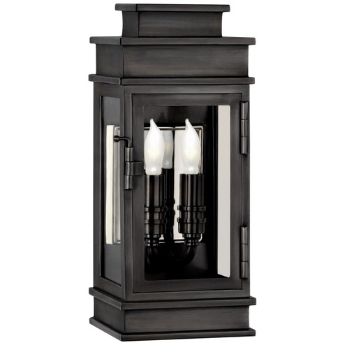 Linear Lantern Two Light Wall Lantern in Bronze (268|CHD 2907BZ-CG)