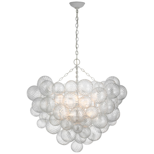 Talia LED Chandelier in Plaster White (268|JN 5113PW-CG)