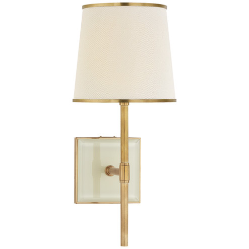 Bradford One Light Wall Sconce in Soft Brass and Cream (268|KS 2120SB/CRE-L/SB)