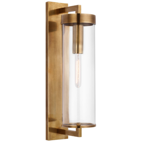 Liaison One Light Outdoor Wall Sconce in Antique-Burnished Brass (268|KW 2123AB-CG)