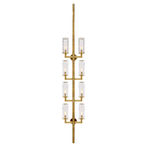 Liaison Eight Light Wall Sconce in Antique-Burnished Brass (268|KW 2204AB-CRG)