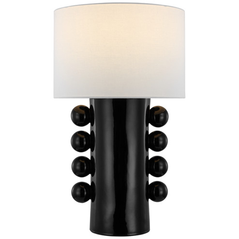 Tiglia LED Table Lamp in Black (268|KW 3687BLK-L)