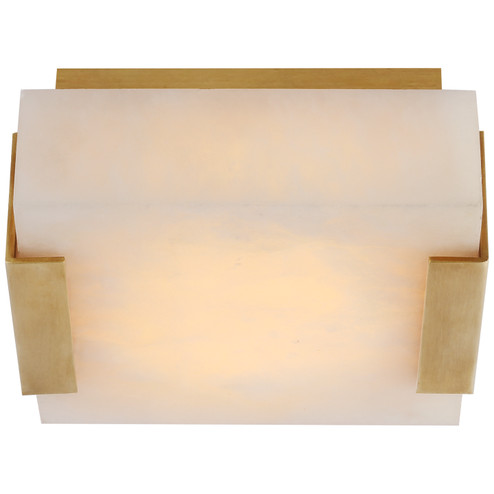 Covet LED Flush Mount in Antique-Burnished Brass (268|KW 4110AB-ALB)