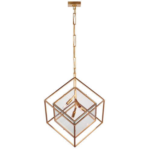 Cubed LED Pendant in Gild (268|KW 5024G-CG)