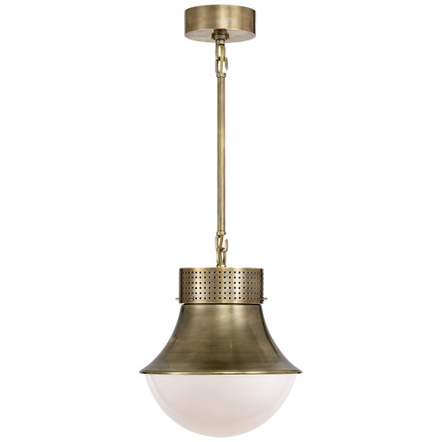 Precision One Light Pendant in Antique-Burnished Brass (268|KW 5221AB-WG)