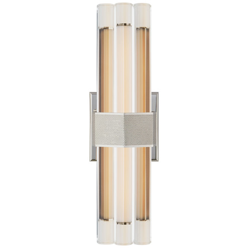 Fascio LED Wall Sconce in Polished Nickel (268|LR 2905PN-CG)
