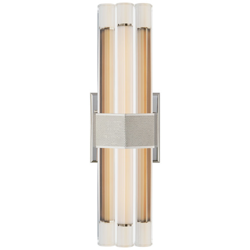 Fascio LED Wall Sconce in Polished Nickel (268|LR 2905PN-CG) Fascio LED Wall Sconce in Polished Nickel (268|LR 2905PN-CG)