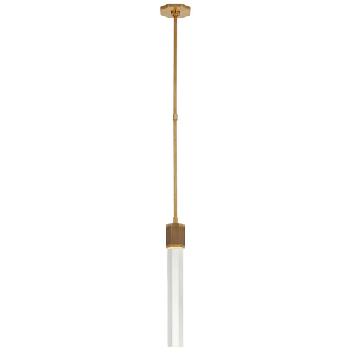 Fascio LED Pendant in Hand-Rubbed Antique Brass (268|LR 5911HAB-CG)