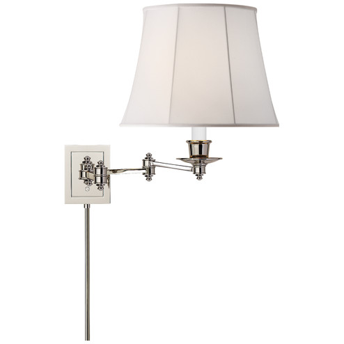 Swing Arm Sconce One Light Swing Arm Wall Lamp in Polished Nickel (268|S 2000PN-L)