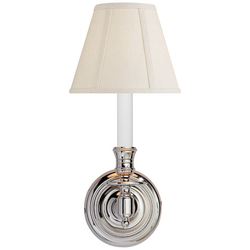 French Library2 One Light Wall Sconce in Polished Nickel (268|S 2110PN-L)