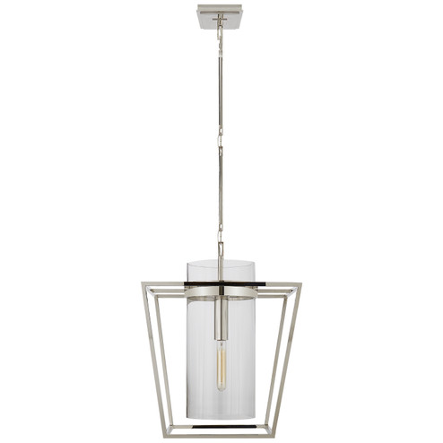 Presidio One Light Lantern in Polished Nickel (268|S 5167PN-CG)