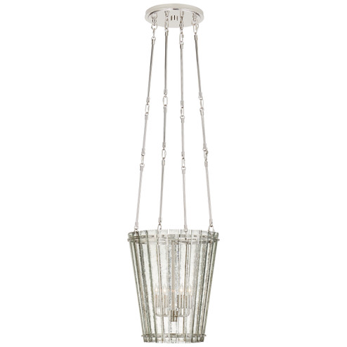 Cadence Four Light Chandelier in Polished Nickel (268|S 5652PN-AM)