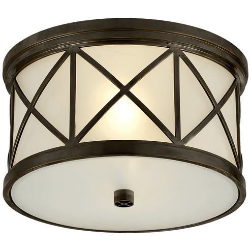 Montpelier Two Light Flush Mount in Bronze (268|SK 4010BZ-FG)