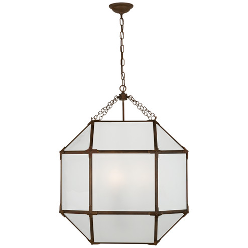 Morris Three Light Lantern in Antique Zinc (268|SK 5010AZ-FG)