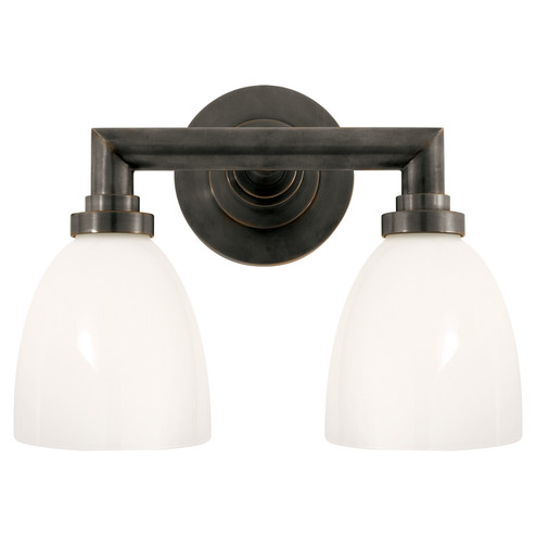 Wilton Two Light Bath Sconce in Bronze (268|SL 2842BZ-WG)