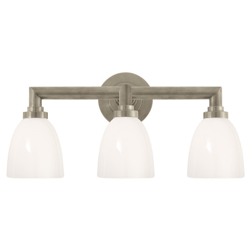 Wilton Three Light Bath Sconce in Antique Nickel (268|SL 2843AN-WG)