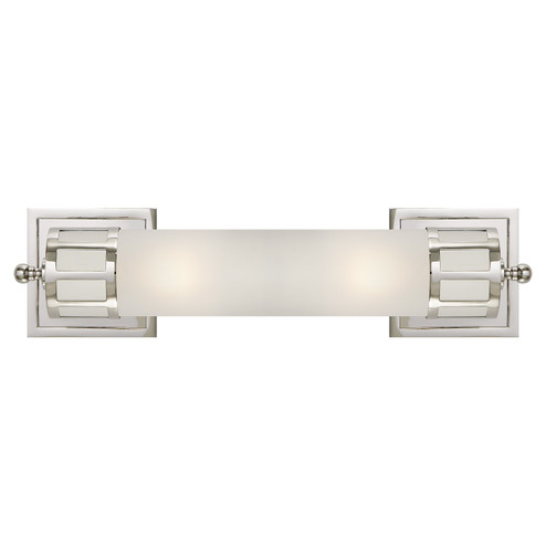 Openwork Two Light Wall Sconce in Polished Nickel (268|SS 2013PN-FG)