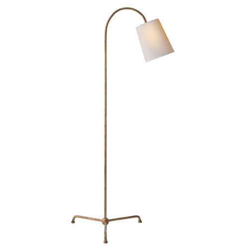 Mia Lamp One Light Floor Lamp in Gilded Iron (268|TOB 1021GI-NP)