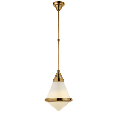 Gale One Light Pendant in Hand-Rubbed Antique Brass (268|TOB 5155HAB-WG)