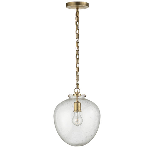 Katie Acorn One Light Pendant in Hand-Rubbed Antique Brass (268|TOB 5226HAB/G2-SG)