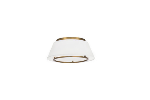 Hailey LED Semi-Flush Mount in Aged Brass (34|FM-53116-AB)