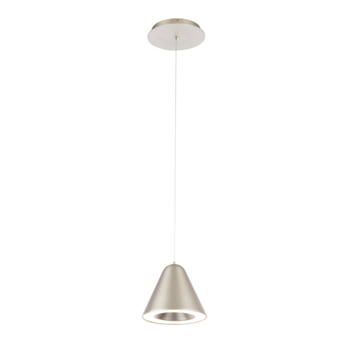 Kone LED Pendant in Satin Nickel (34|PD-72006-SN)