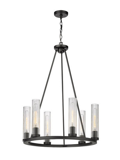 Beau Six Light Chandelier in Bronze (224|3031-6BRZ)