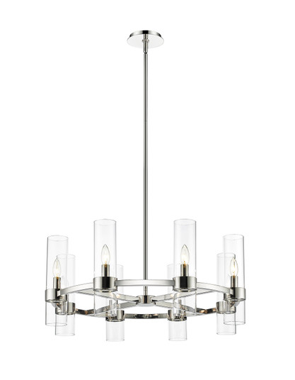 Datus Eight Light Chandelier in Polished Nickel (224|4008-8PN)