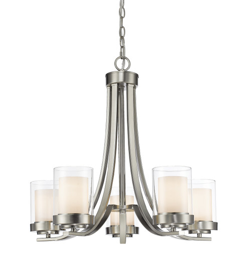 Willow Five Light Chandelier in Brushed Nickel (224|426-5-BN)