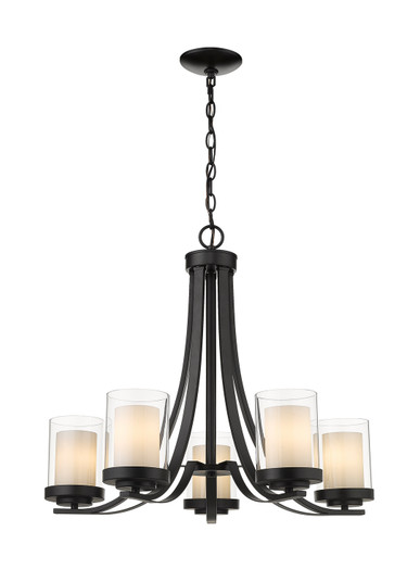 Willow Five Light Chandelier in Matte Black (224|426-5-MB)