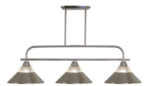 Annora Three Light Billiard in Brushed Nickel (224|437-3BN-RBN)