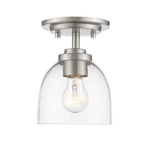 Ashton One Light Flush Mount in Brushed Nickel (224|460F1-BN)