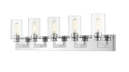 Savannah Five Light Vanity in Chrome (224|462-5V-CH)