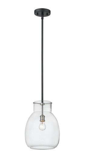 Bella One Light Pendant in Matte Black + Brushed Nickel (224|476P-ROD-MB-BN) Bella One Light Pendant in Matte Black + Brushed Nickel (224|476P-ROD-MB-BN)