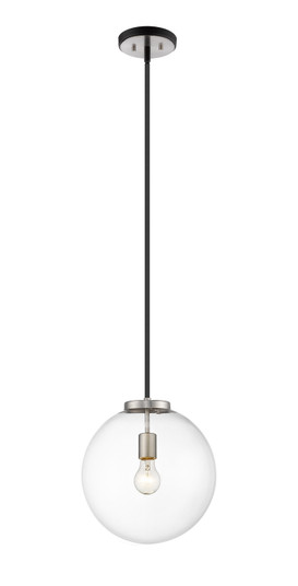 Parsons One Light Pendant in Matte Black / Brushed Nickel (224|477P14-MB-BN)