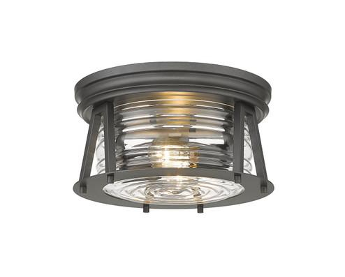 Cape Harbor Two Light Flush Mount in Bronze (224|491F2-BRZ)